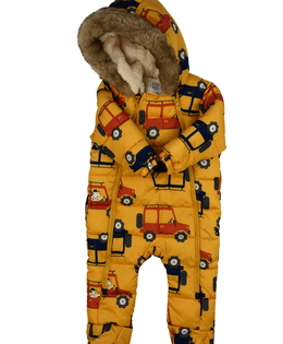 Hořčicová zimní kombinéza F&F