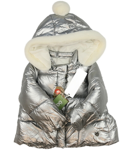 Nová stříbrná zimní bunda 