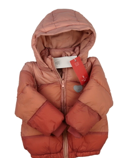 Nová růžová prošívaná zimní bunda 