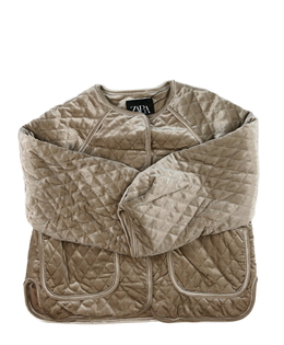 Světlý prošívaný kabátek Zara