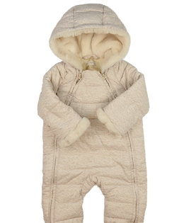 Světle hnědá melírovaná kombinéza 