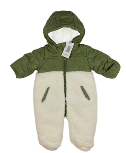 Nová zeleno-bílá zimní kombinéza 