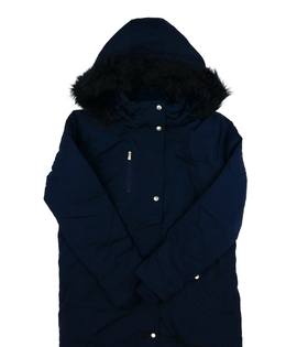 Krásná tmavě modrá zimní bunda M&S