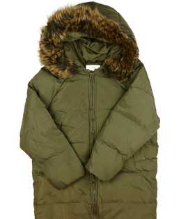 Zelená prošívaná zimní bunda Zara