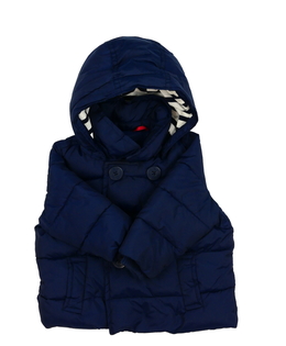 Tmavě modrá prošívaná zimní bunda Gap