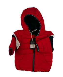 Nová červená prošívaná zimní bunda Next