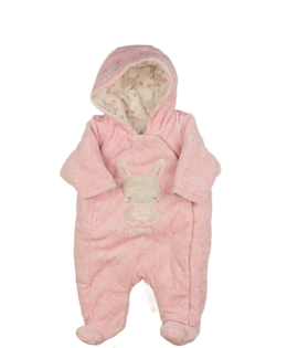 Růžový zimní overal Mothercare