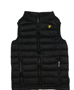 Černá prošívaná vesta