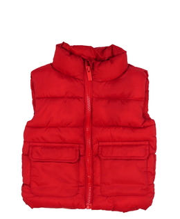 Červená prošívaná vesta Primark 