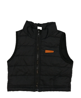 Černá prošívaná vesta 