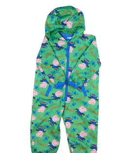 Zelená kombinéza do deště Prasátko Pepa 