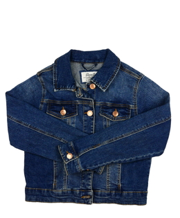 Modrá riflová bunda 