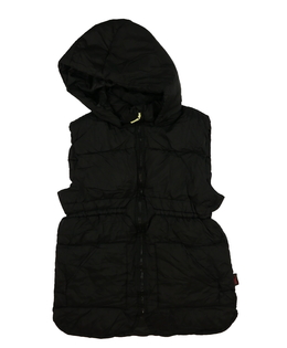 Černá prošívaná delší vesta H&M