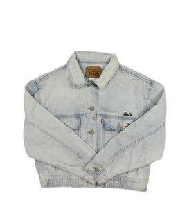 Nová modrá riflová crop bunda Levi´s 