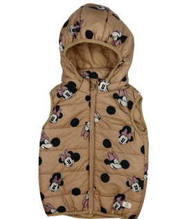 Hnědá slabší vesta Minnie Disney H&M
