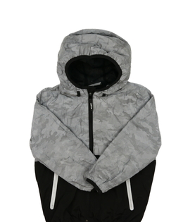 Šedo-černá větrovka George