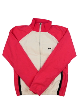 Bílo-růžová slabá bunda Nike 