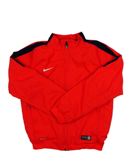 Červená sportovní slabá bunda Nike 