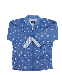 Modrá slabá bunda s hvězdami  