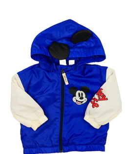 Modro-bílá větrovka Mickey H&M