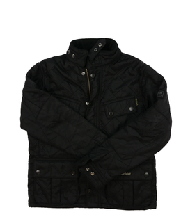 Černá prošívaná přechodová bunda Barbour 