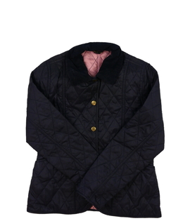 Tmavě modrá prošívaná bunda Barbour