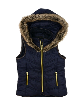 Tmavě modrá teplejší vesta Firetrap