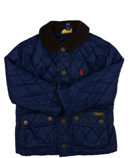 Tmavě modrá prošívaná bunda Ralph Lauren