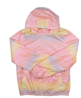 Růžová metalická nepromokavá větrovka George