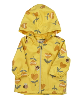 Žlutá nepromokavá bundička F&F