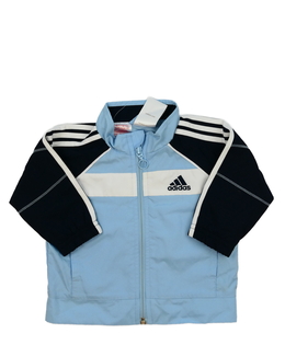 Modrá slabá bunda s podšívkou Adidas 