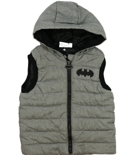 Šedá prošívaná vesta Batman 