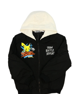 Černá podzimní bunda Pokémon Primark 