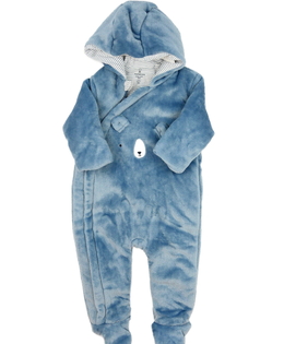 Nový modrý zimní overal s čumáčkem Mothercare