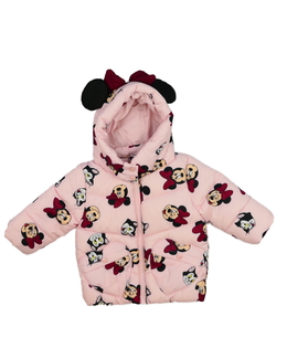 Růžová prošívaná zimní bunda Minnie Primark 