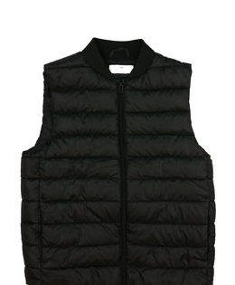 Černá prošívaná vesta H&M