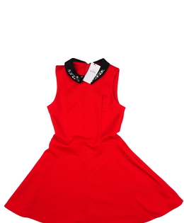 Nové červené krásné společenské šaty M&S