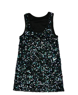 Černé flitrované šaty Nutmeg