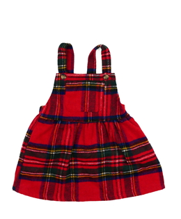 Červené kostkované šaty Next