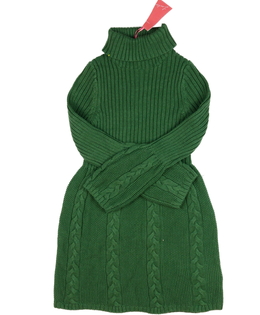 Nové zelené rolákové šaty 