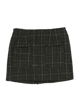 Šedá teplejší sukně