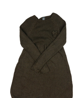 Hnědé svetrové šaty Zara