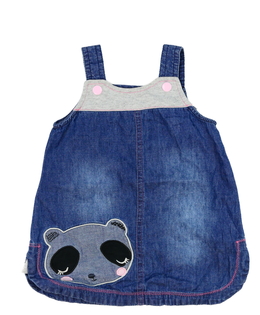 Modré šaty s čumáčkem Nutmeg