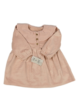 Nové růžové hebké šaty s límečkem George