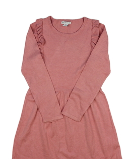 Růžové šaty s volánky Primark 