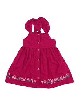 Tmavě růžové šaty s květinami Nutmeg