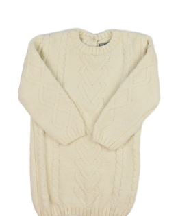 Krémové zimní šaty Primark