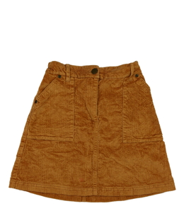 Hnědá manšestrová sukně Tu 