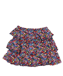 Vrstvená květinová sukně H&M