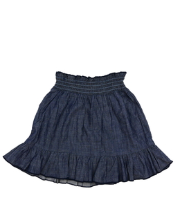 Tmavě modrá melírovaná sukně